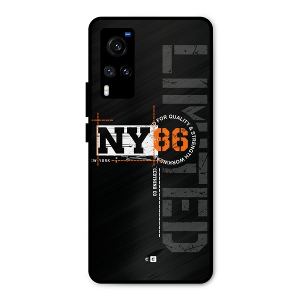 New York Limited Metal Back Case for Vivo X60