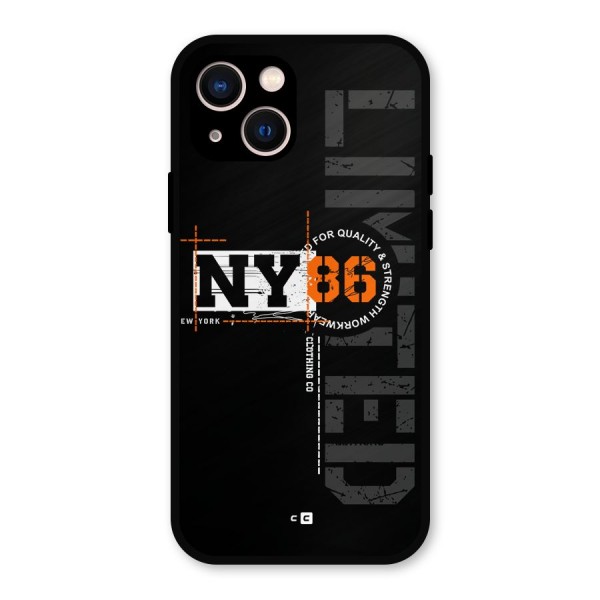 New York Limited Metal Back Case for iPhone 13