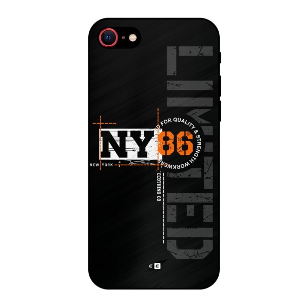 New York Limited Metal Back Case for iPhone 8