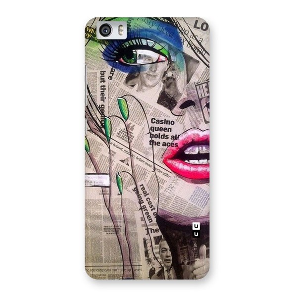 Newspaper Girl Art Back Case for Xiaomi Redmi Mi5