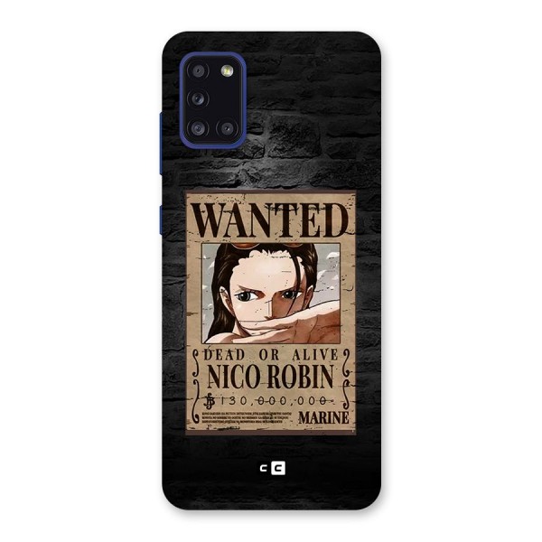 Nico Robin Wanted Back Case for Galaxy A31