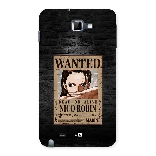 Nico Robin Wanted Back Case for Galaxy Note