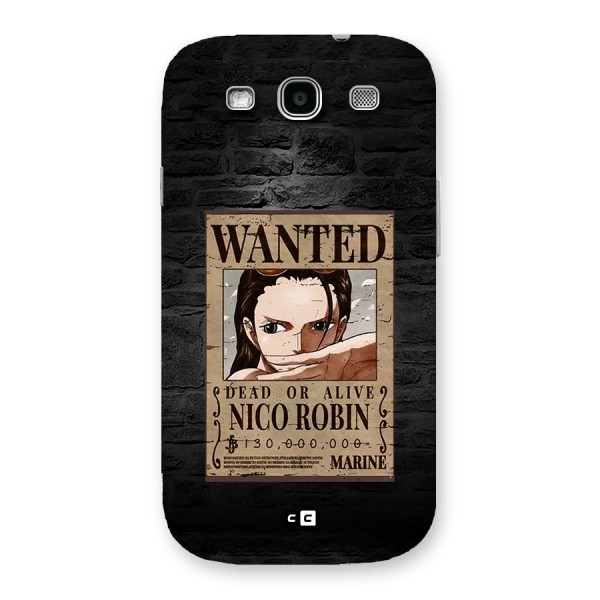 Nico Robin Wanted Back Case for Galaxy S3 Neo