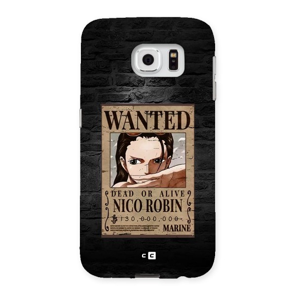 Nico Robin Wanted Back Case for Galaxy S6