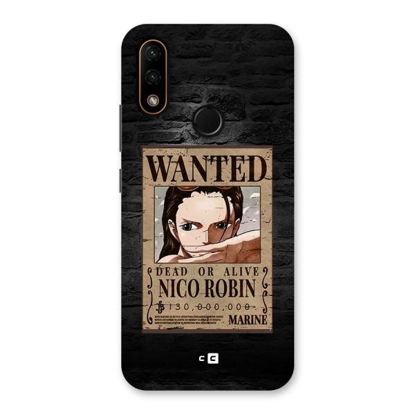 Nico Robin Wanted Back Case for Lenovo A6 Note