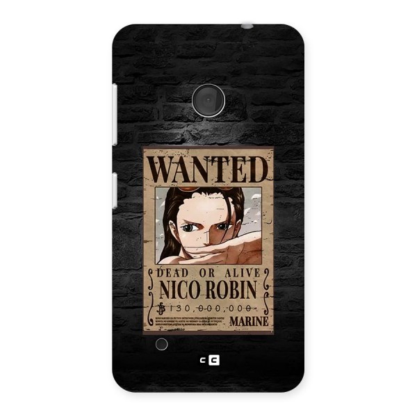 Nico Robin Wanted Back Case for Lumia 530