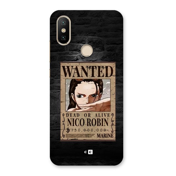 Nico Robin Wanted Back Case for Mi A2