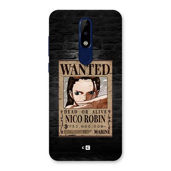 Nico Robin Wanted Back Case for Nokia 5.1 Plus