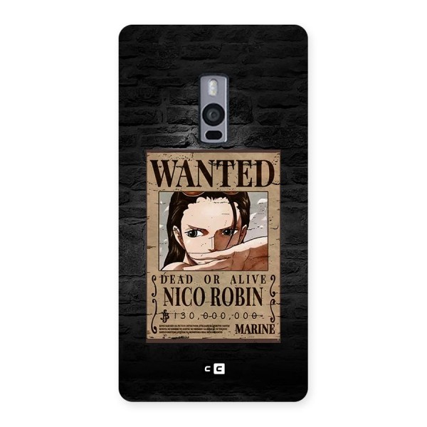 Nico Robin Wanted Back Case for OnePlus 2