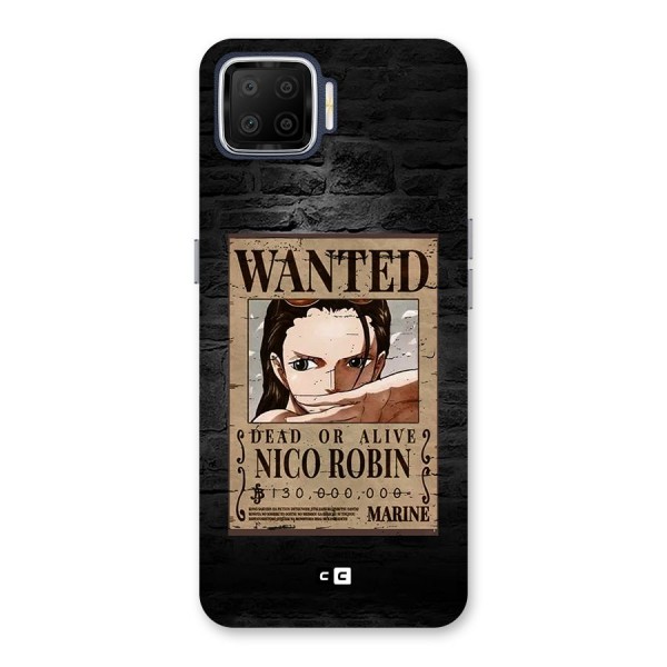 Nico Robin Wanted Back Case for Oppo F17