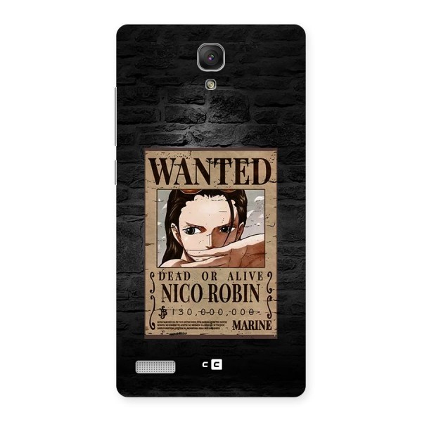 Nico Robin Wanted Back Case for Redmi Note 4