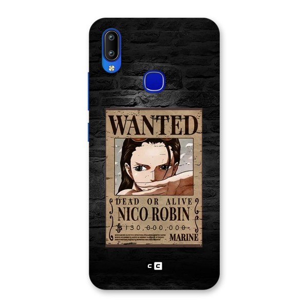 Nico Robin Wanted Back Case for Vivo Y91