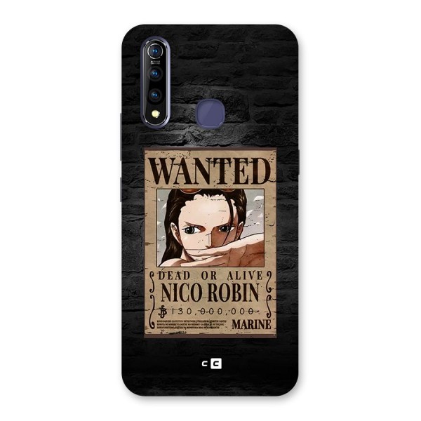 Nico Robin Wanted Back Case for Vivo Z1 Pro