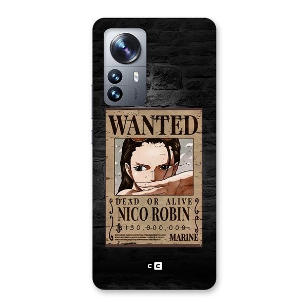 Nico Robin Wanted Back Case for Xiaomi 12 Pro