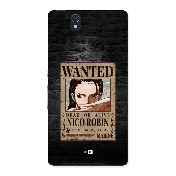 Nico Robin Wanted Back Case for Xperia Z