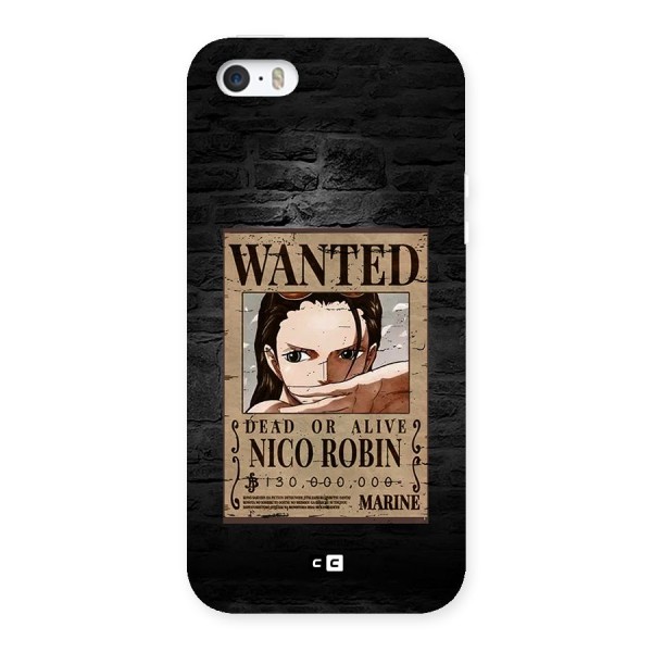 Nico Robin Wanted Back Case for iPhone 5 5s