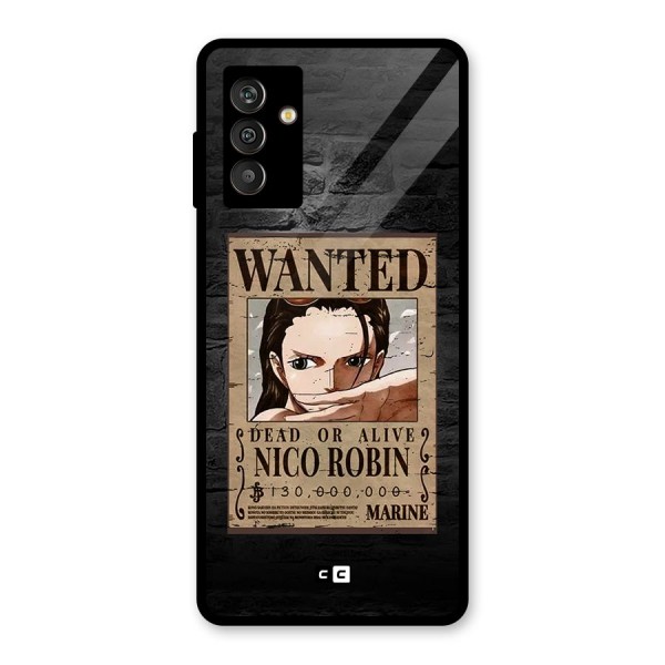 Nico Robin Wanted Glass Back Case for Galaxy M13