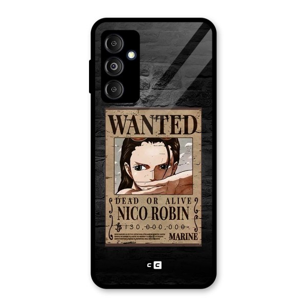 Nico Robin Wanted Glass Back Case for Galaxy M14 5G