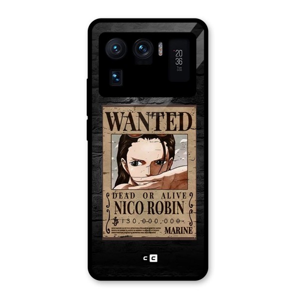 Nico Robin Wanted Glass Back Case for Mi 11 Ultra