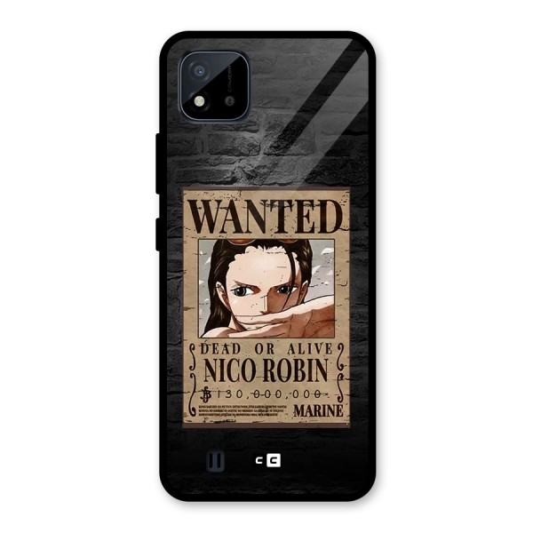 Nico Robin Wanted Glass Back Case for Realme C11 2021