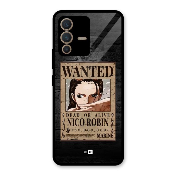 Nico Robin Wanted Glass Back Case for Vivo V23 5G