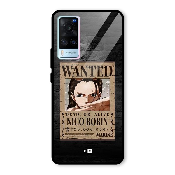Nico Robin Wanted Glass Back Case for Vivo X60