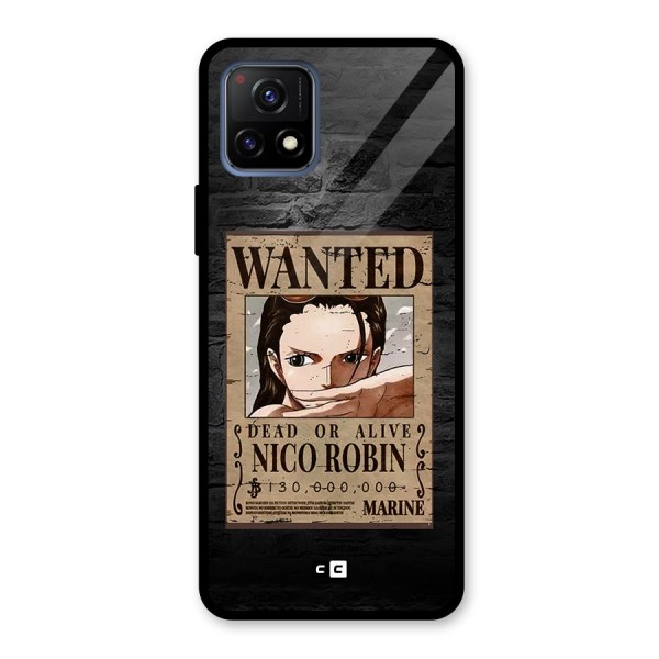 Nico Robin Wanted Glass Back Case for Vivo Y72 5G