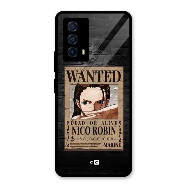 Nico Robin Wanted Glass Back Case for Vivo iQOO Z5