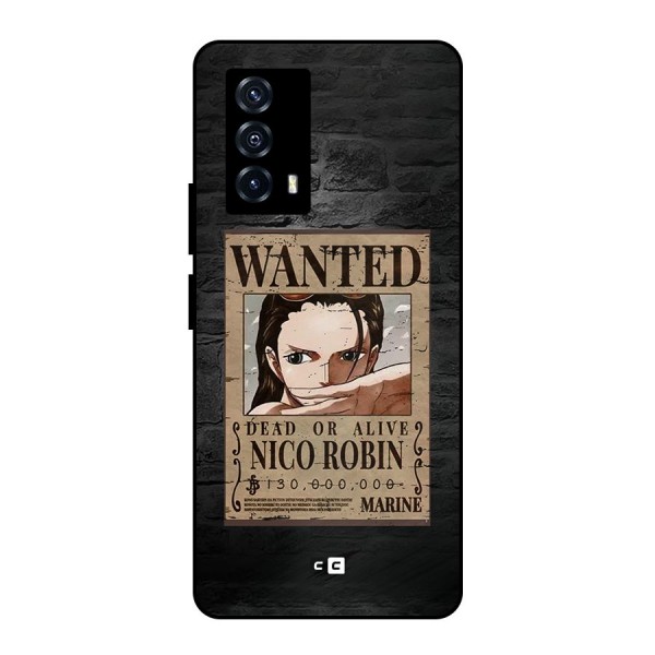 Nico Robin Wanted Metal Back Case for iQOO Z5