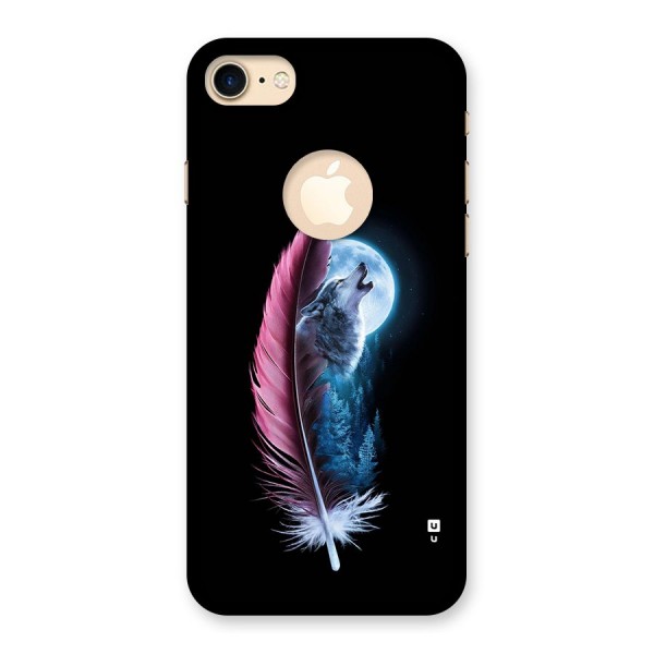 Night Howler Back Case for iPhone 8 Logo Cut