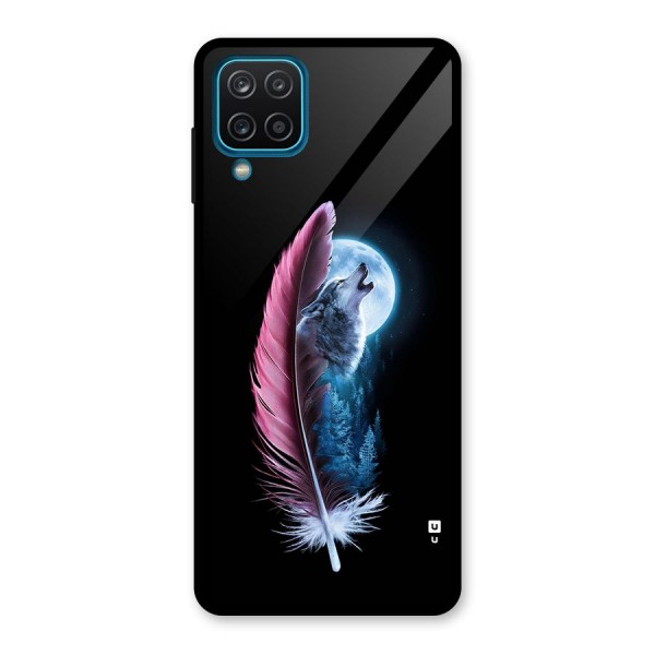 Night Howler Glass Back Case for Galaxy A12