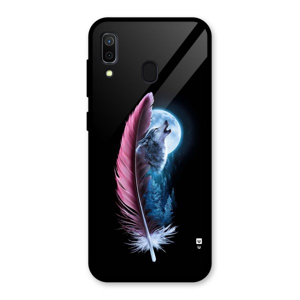 Night Howler Glass Back Case for Galaxy A30