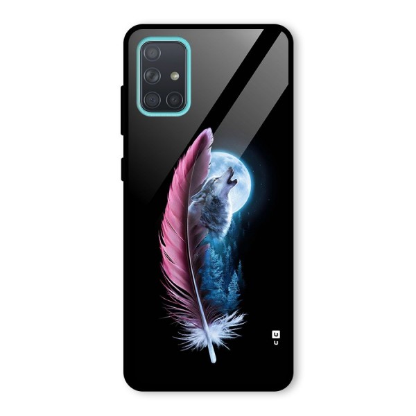 Night Howler Glass Back Case for Galaxy A71