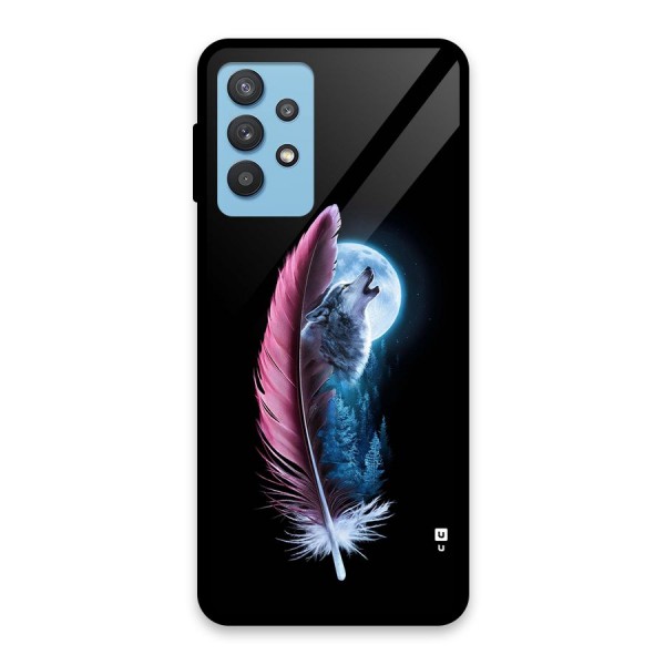 Night Howler Glass Back Case for Galaxy M32 5G