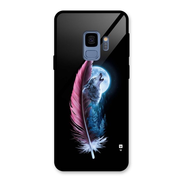 Night Howler Glass Back Case for Galaxy S9