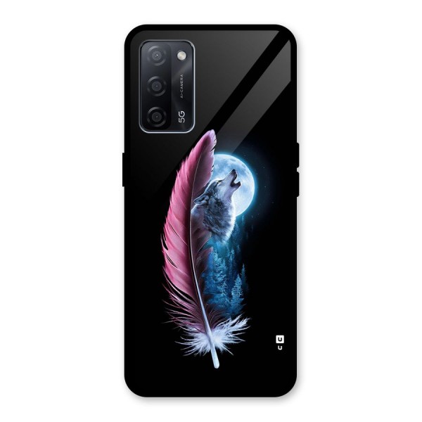 Night Howler Glass Back Case for Oppo A53s 5G