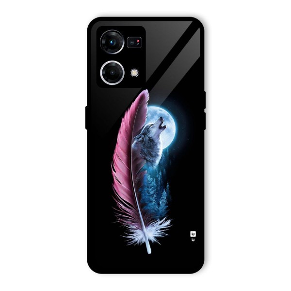 Night Howler Glass Back Case for Oppo F21 Pro 4G