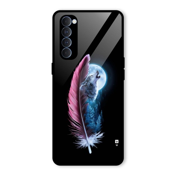 Night Howler Glass Back Case for Oppo Reno4 Pro