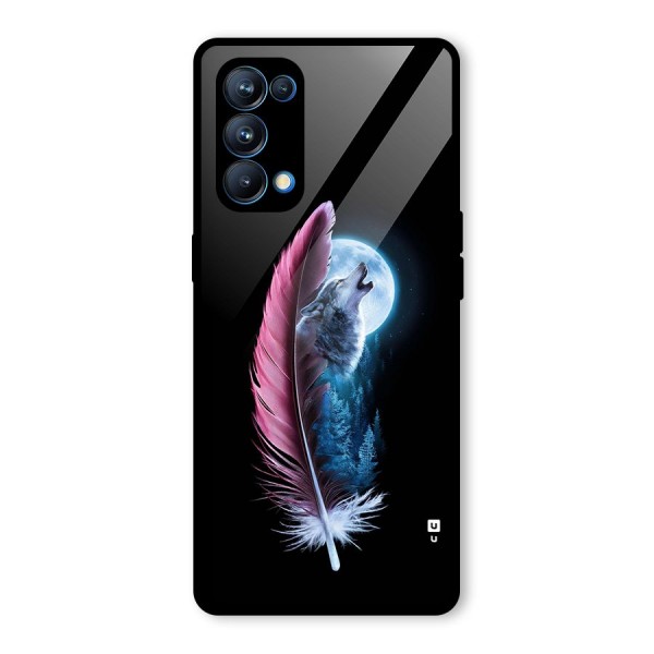 Night Howler Glass Back Case for Oppo Reno5 Pro 5G