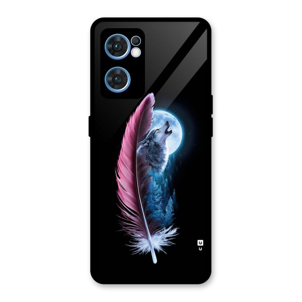 Night Howler Glass Back Case for Oppo Reno7 5G