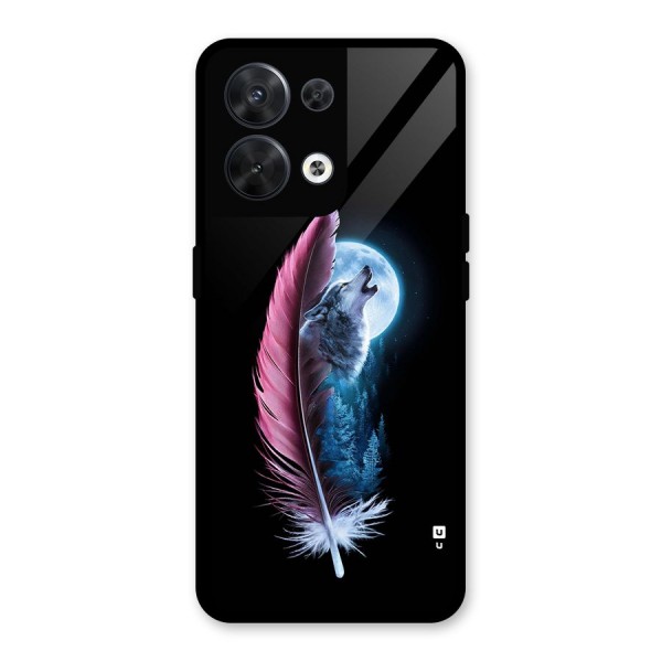 Night Howler Glass Back Case for Oppo Reno8 5G