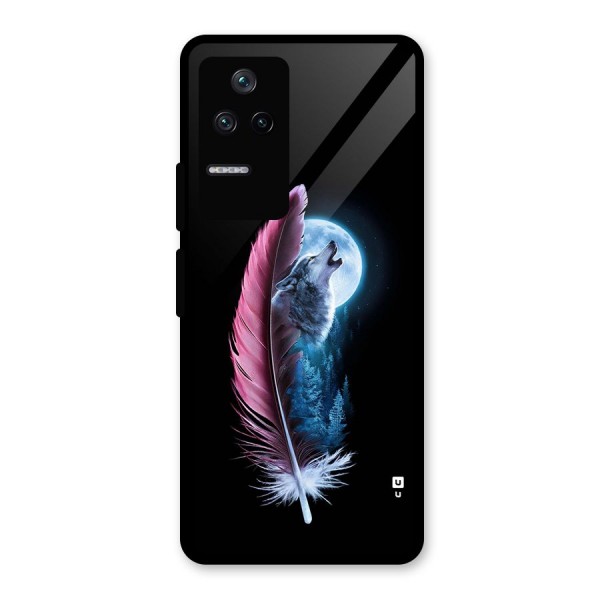 Night Howler Glass Back Case for Poco F4 5G