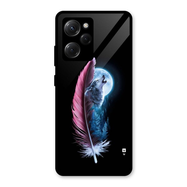 Night Howler Glass Back Case for Poco X5 Pro