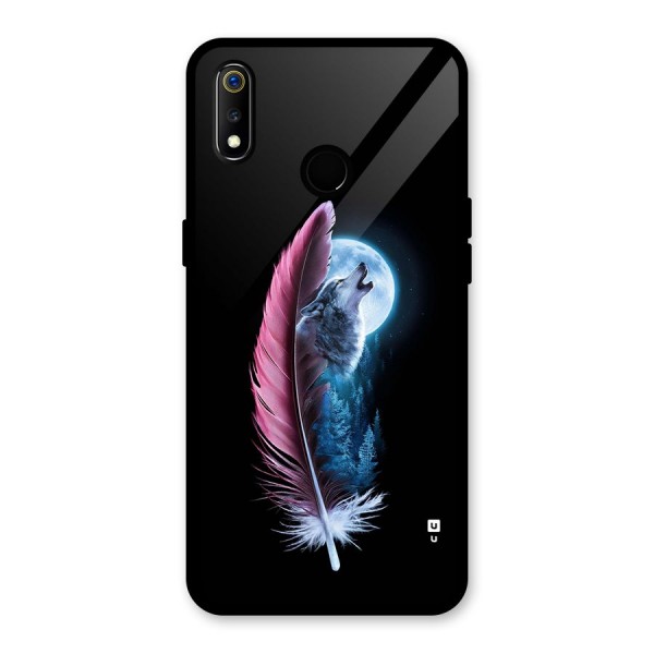 Night Howler Glass Back Case for Realme 3