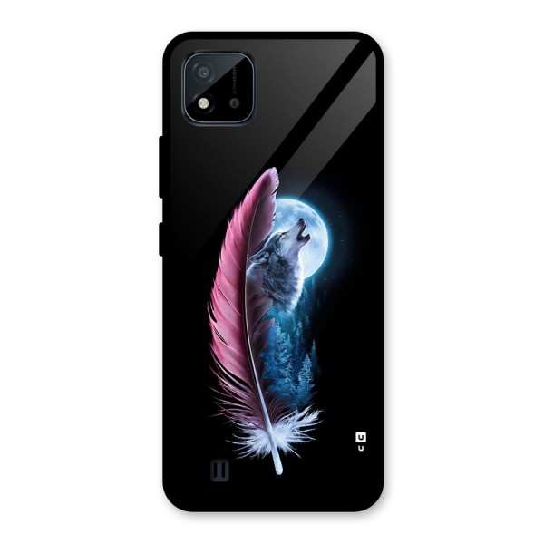 Night Howler Glass Back Case for Realme C11 2021