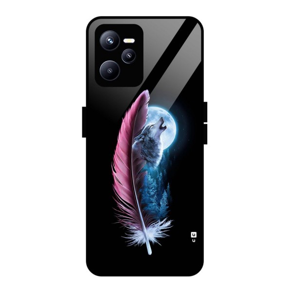 Night Howler Glass Back Case for Realme C35