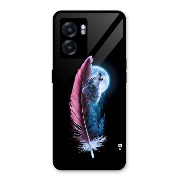 Night Howler Glass Back Case for Realme Narzo 50 5G