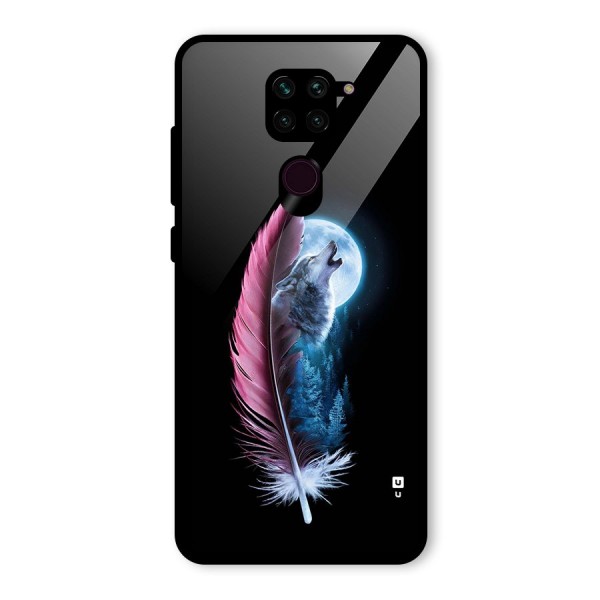 Night Howler Glass Back Case for Redmi Note 9