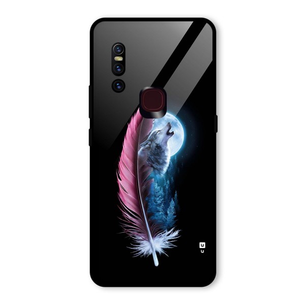 Night Howler Glass Back Case for Vivo V15