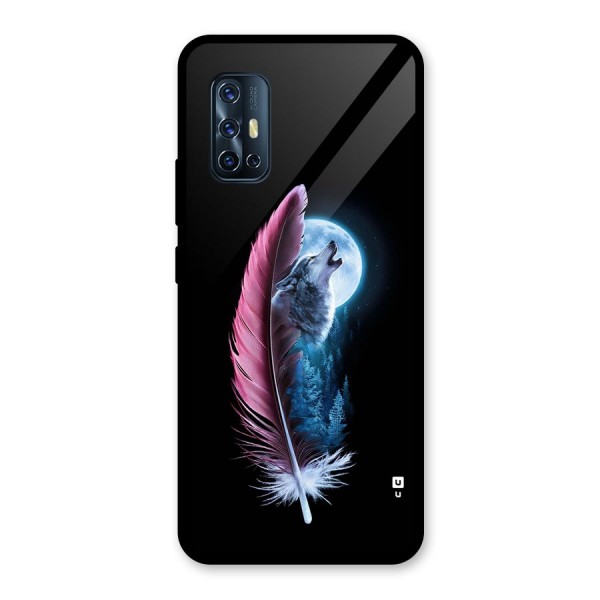 Night Howler Glass Back Case for Vivo V17